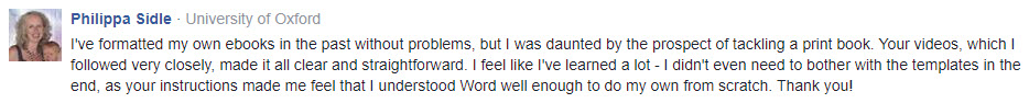 book formatting templates testimonial 2